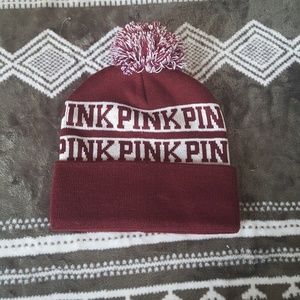 Pink VS winter hat!